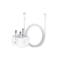 Iphone Fast Charger 25watts Full Kit-White